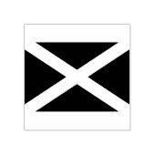 Scotland flag Wood Art Stamp ラバースタンプ (インプリント)