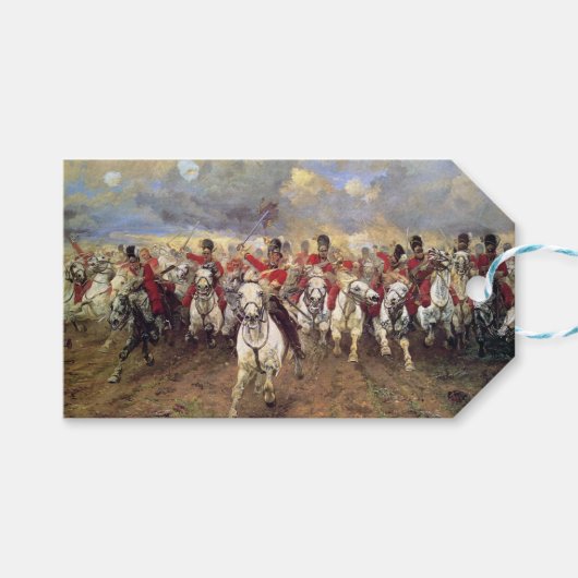 Scotland For Ever （騎兵将校） (軍隊) ギフトタグ (正面(横))