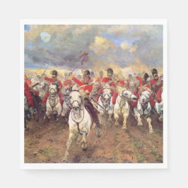 Scotland For Ever （騎兵将校） (軍隊) スタンダードランチョンナプキン