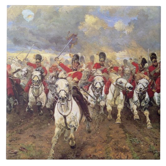 Scotland For Ever （騎兵将校） (軍隊) タイル (正面)