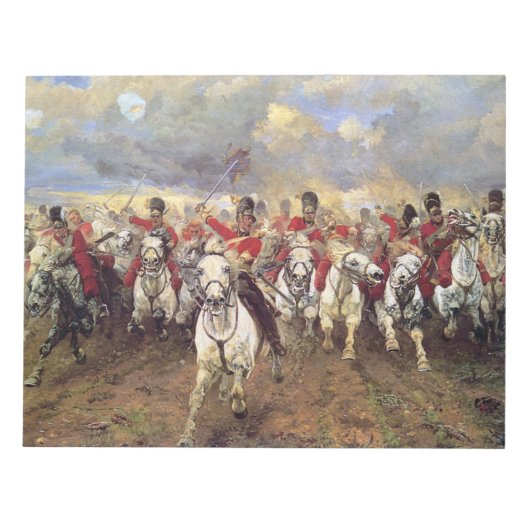 Scotland For Ever （騎兵将校） (軍隊) ノートパッド (正面)