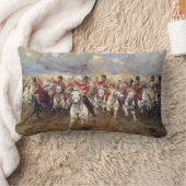 Scotland For Ever (騎兵将校) (軍隊) ランバークッション (ブランケット)