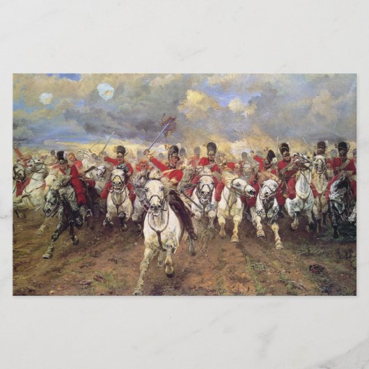 Scotland For Ever （騎兵将校） (軍隊) 便箋 (正面)