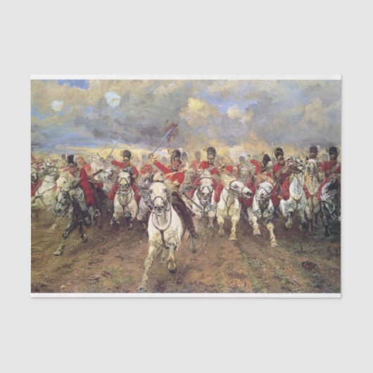 Scotland For Ever （騎兵将校） (軍隊) 薄葉紙 (正面)