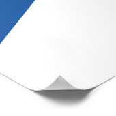 Scotland Forever Lion Rampant Flag ポスター (角)