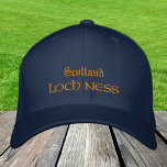 Scotland & LOCH NESSファッション/スコットランドモンスター 刺繍入りキャップ<br><div class="desc">刺繍帽子：スコットランドとロックのネス（ネッシーのモンスター）ファッション野球/トラック帽 – 私の国、旅行、休日/スポーツファンを愛する</div>