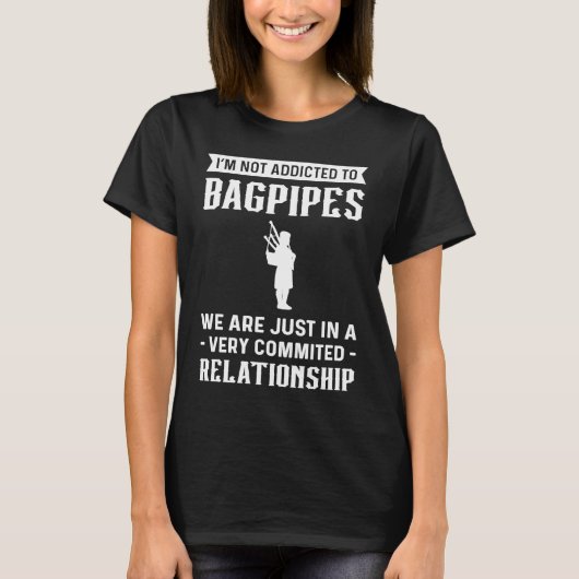 Scotland Pride Bagpiping Bagpiper Bagpipe Player Tシャツ (正面)