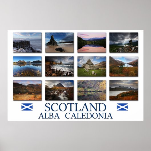 Scotland - Schottland - Ecosse - Caledonia ポスター (正面)
