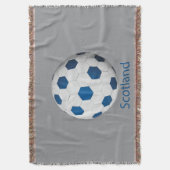 Scotland Soccer スローブランケット (正面縦)