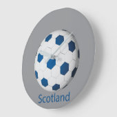 Scotland Soccer ラージ壁時計 (傾斜)