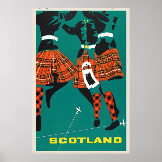 Scotland Vintage Travel Poster Print  British ポスター (正面)