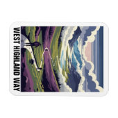 Scotland West Highland Way Travel マグネット (横)