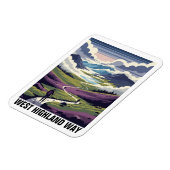 Scotland West Highland Way Travel マグネット (左側)