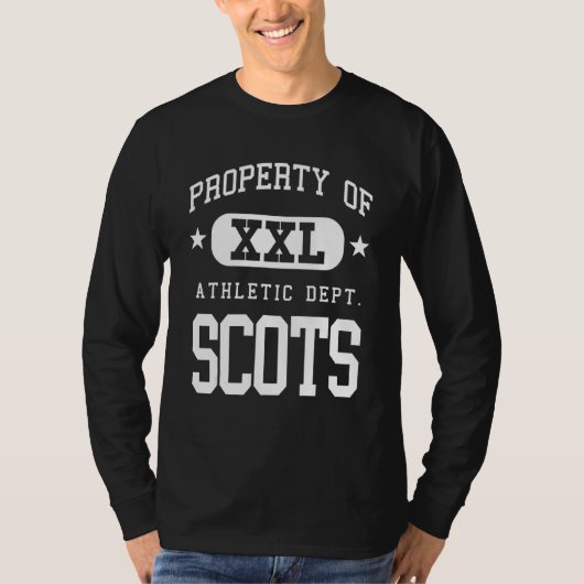 Scots XXL Athletic School Property Tシャツ (正面)