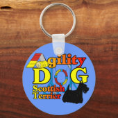 Scotsh_Terrier_Agility キーホルダー (正面)