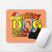 Scotsh_Terrier_Agility マウスパッド (マウス)