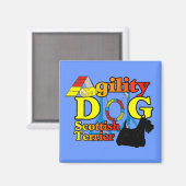 Scotsh_Terrier_Agility マグネット (正面/裏面)