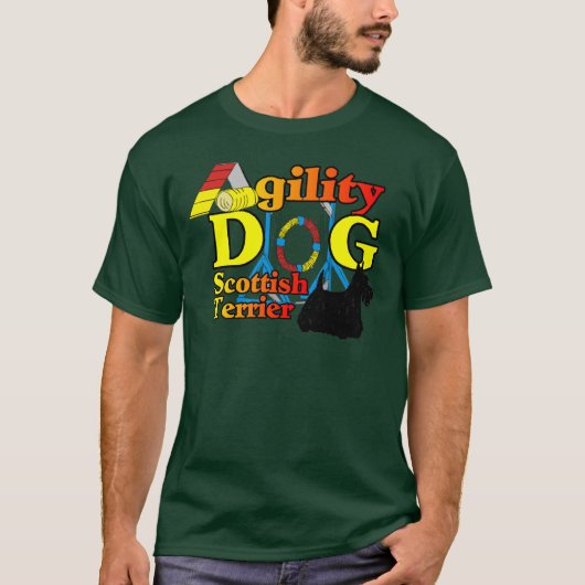 Scotsh_Terrier_Agility Tシャツ (正面)