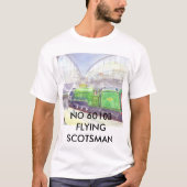 scotsman T飛んでいるシャツ Tシャツ (正面)