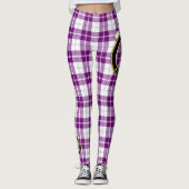 Scotstee クラン ダンロップ ドレス クレスト タータン 女性 レギンス (正面)