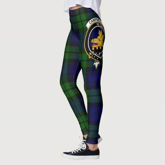 Scotstee Clan Campbell Crest Tartan Women Leggings レギンス (左)