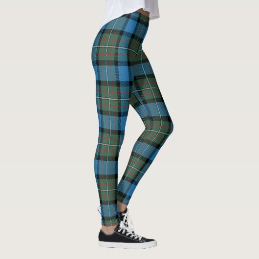 Scotstee Clan Ferguson Ancient Tartan Women レギンス (右)