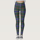 Scotstee Clan Ogilvie Hunting Modern Tartan Women  レギンス (正面)
