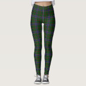 Scotstee Clan Ogilvie Hunting Tartan Women Legging レギンス (正面)