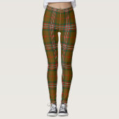 Scotstee Clan Scott Brown Modern Tartan Women レギンス (正面)