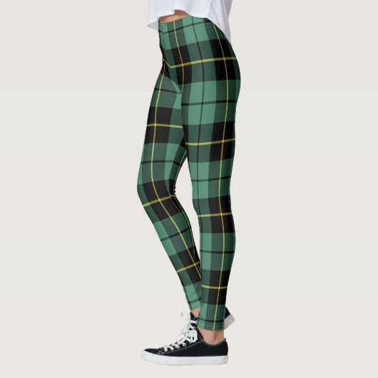 Scotstee Clan Wallace Ancient Tartan Women Legging レギンス (左)