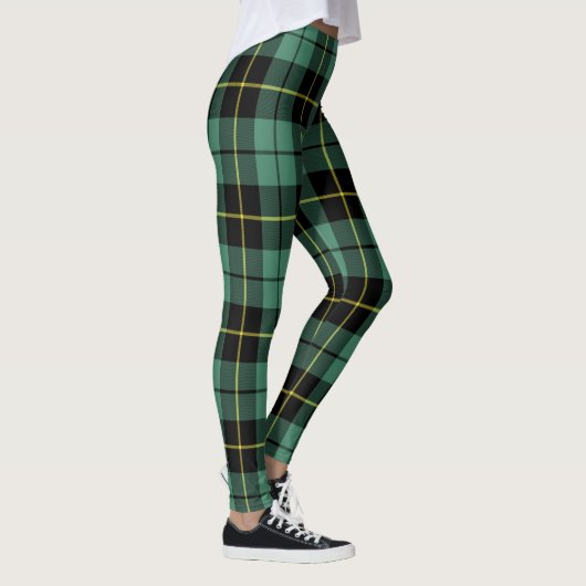 Scotstee Clan Wallace Ancient Tartan Women Legging レギンス (右)