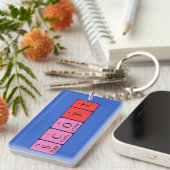 Scott周期表名キーリング キーホルダー (正面右)