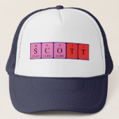 Scott周期表名hat キャップ (正面)