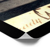 Scott 1858の署名カード ポスター (角)