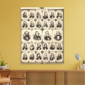 Scott Countyの市民のポートレート キャンバスプリント (インサイチュ (リビング))