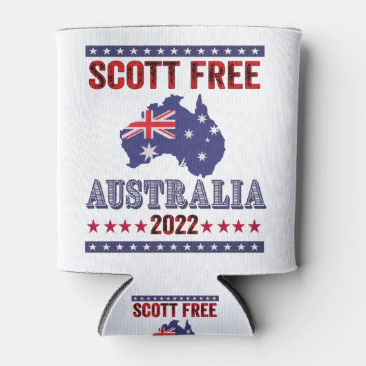 Scott Free – オーストラリア2022 缶クーラー (正面)