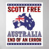 Scott Free - Australia End of an Error ポスター (正面)