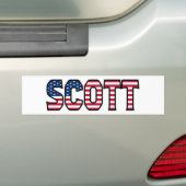 Scott Name Vorname USA Aufkleber Sticker Auto バンパーステッカー (車上)