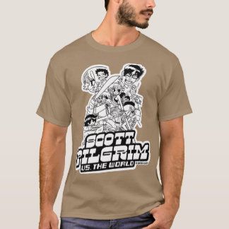 Scott Pilgrimと白い文字のバースデーパーティー Tシャツ