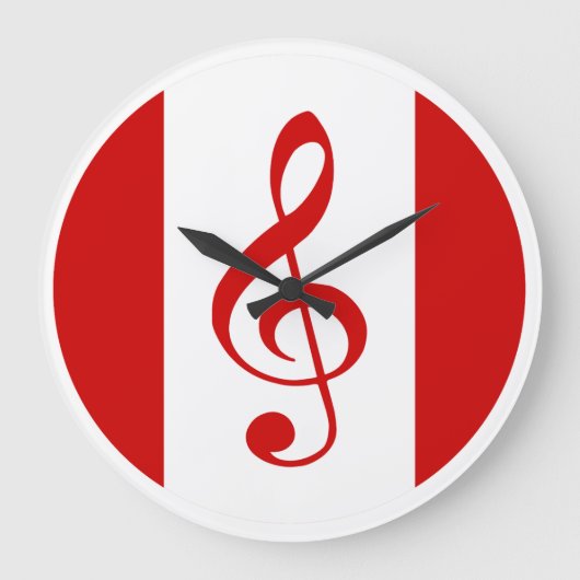 Scott Ruhsロゴラージクロック ラージ壁時計 (正面)