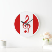 Scott Ruhsロゴラージクロック ラージ壁時計 (ホーム)