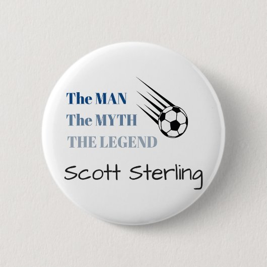 Scott Sterling Tシャツ Studio C サッカー ゴールキーパー ファン 缶バッジ (正面)