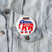 Scott Walker 2016 – 赤、白、青の象 缶バッジ (インサイチュ)