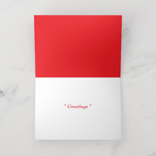 Scottiグリーティングカードカード 箔グリーティングカード (内側レイダウン)