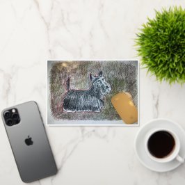 Scottiグリーティングカードカード 箔グリーティングカード