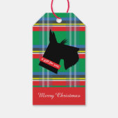 Scottieクリスマスギフトタグ ギフトタグ (正面)
