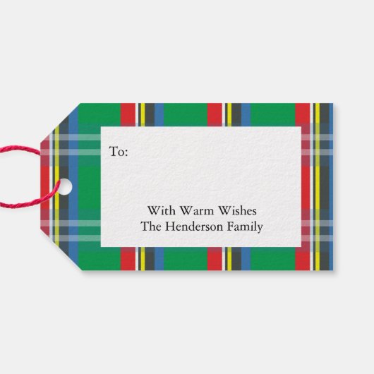 Scottieクリスマスギフトタグ ギフトタグ (裏面横)