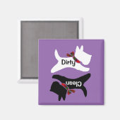 Scottie食洗機マグネットのパーソナライズ マグネット (正面/裏面)