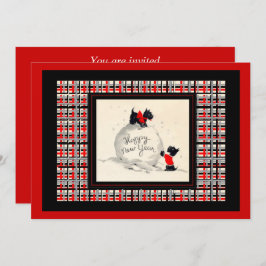 Scottie Dog New Years open house 招待状