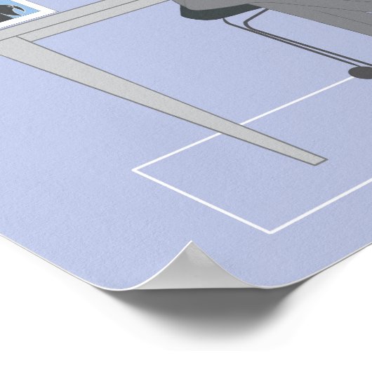 Scottie Gal Working – ポスター (角)